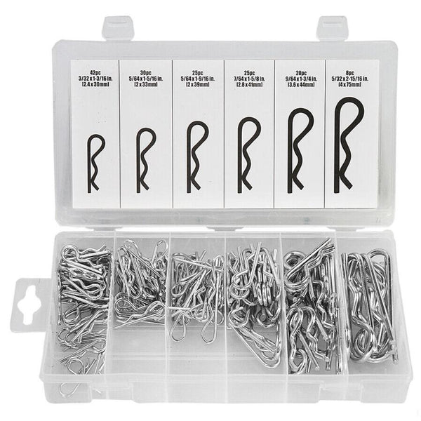 Sedy 150Pcs Cotter Pin Assortment Set Grab Split Fixings Securing Lock Pins Spring Au Screws & Bolts