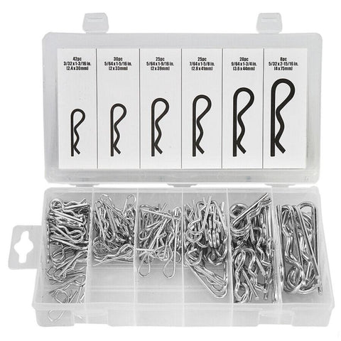 Sedy 150Pcs Cotter Pin Assortment Set Grab Split Fixings Securing Lock Pins Spring Au Screws & Bolts