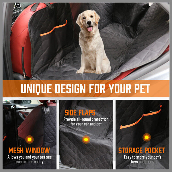 Sedy Pet Dog Waterproof Seat Cover Protector Hammock Back Rear Bench Mat For Car Suv Pet Transport