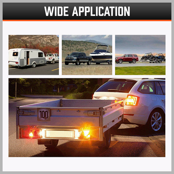 Sedy 7 Pin Flat Plug To 12 Female Socket Adaptor Trailer Connector Trailer Parts