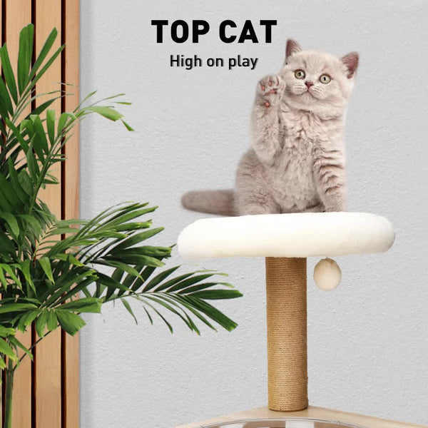 Vaka 1.42M Cat Tree Tower Scratching Post Scratcher Cats Condo House Bed Furniture Furniture & Scratchers