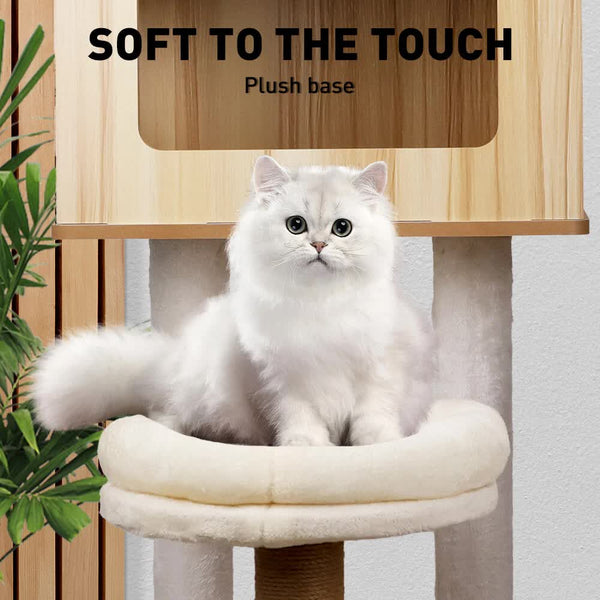 Vaka 1.42M Cat Tree Tower Scratching Post Scratcher Cats Condo House Bed Furniture Furniture & Scratchers