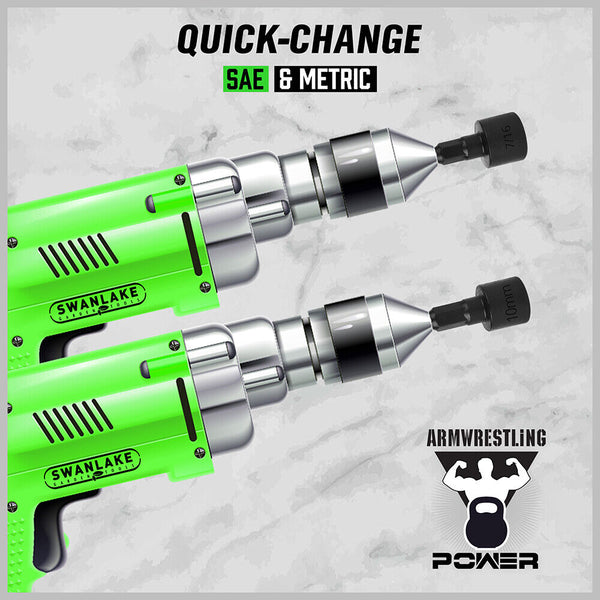 Swanlake 20Pcs Garden Tools Power Nut Driver Set Impact Drill Sae And Metric (Will Be No Tracking) Drill Bits