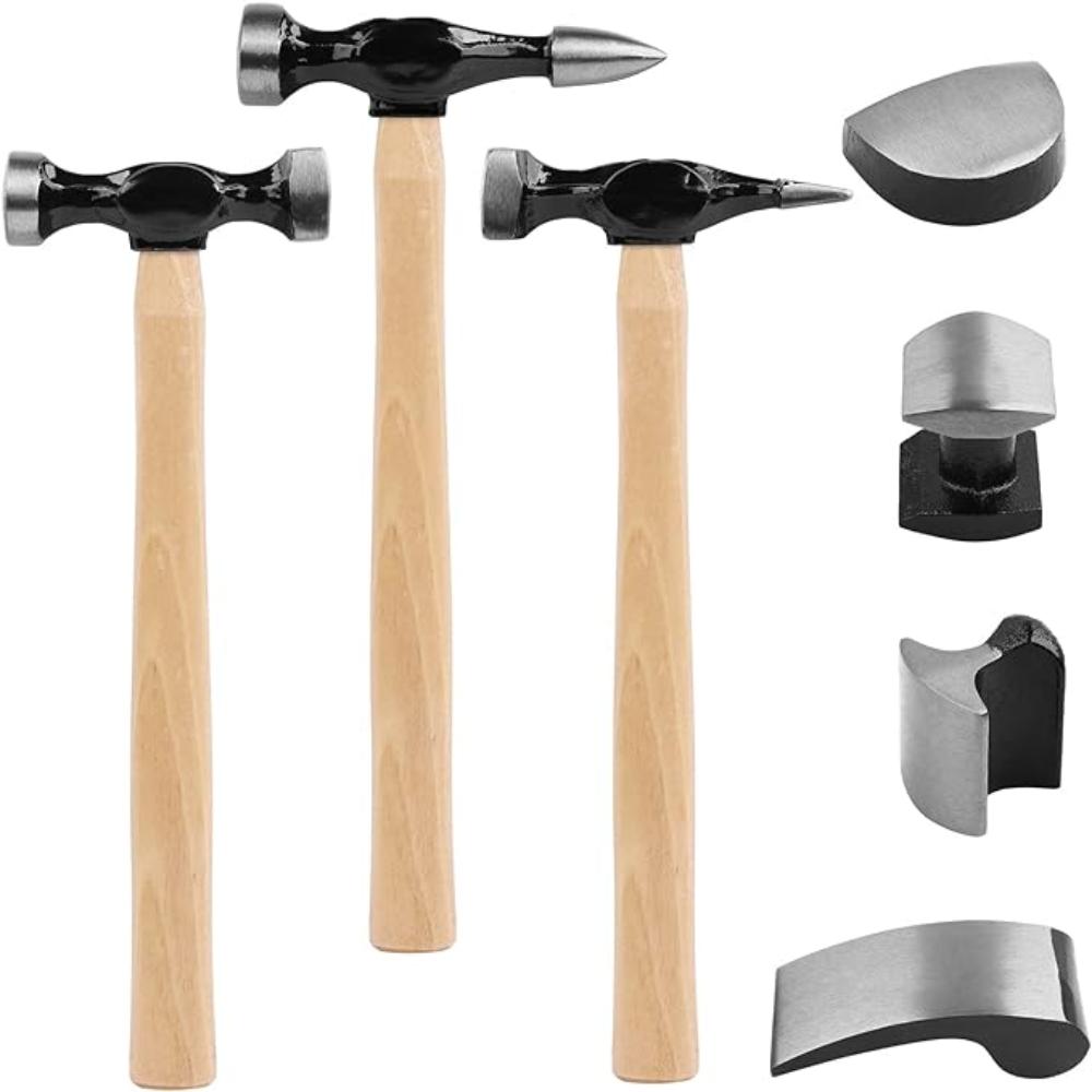 Swanlake Garden Tools 7 Piece Auto Body Repair Kit With Carbon Steel Hammer Heads 66076 Dent Repair Kits & Tools