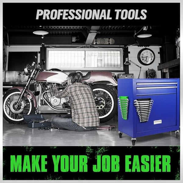 Swanlake 2Pack Magnetic Wrench Organizer Rack Tool Trays Premium Quality Holder Other Tool Storage