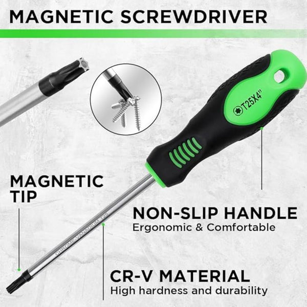 86Pcs Magnetic Screwdriver Includes Slotted Phillips Torx Mini Precision Replaceable Bits And Nut Drivers With Sturdy Tool Box Screwdrivers & Nutdrive