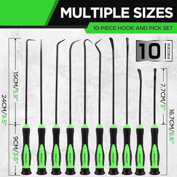 Swanlake 10 Piece Pick And Hook Set Tool For Car Auto Oil Seal/O Ring Gasket Mini Hooks Puller Remover Other Hand Tools