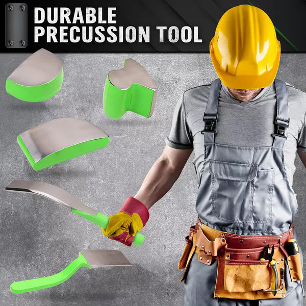 Swanlake 9 Piece Garden Tools Auto Body Hammer Dolly Set Car Dent Repair Case Dent Repair Kits & Tools