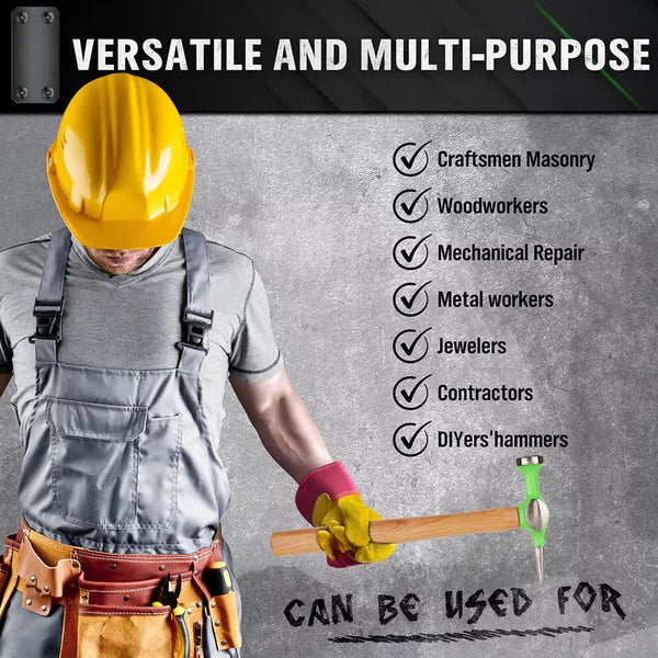 Swanlake 9 Piece Garden Tools Auto Body Hammer Dolly Set Car Dent Repair Case Dent Repair Kits & Tools