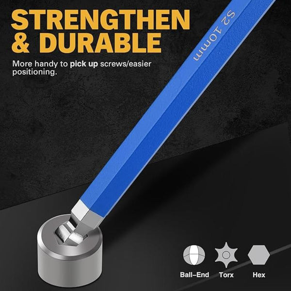 Elead Jumbo Hex Key Allen Wrench Set | 13 Piece Metric 2 19Mm Long Ball End Durable Cr V Automotive Mechanic Furniture Professional Grade Tools Wrench