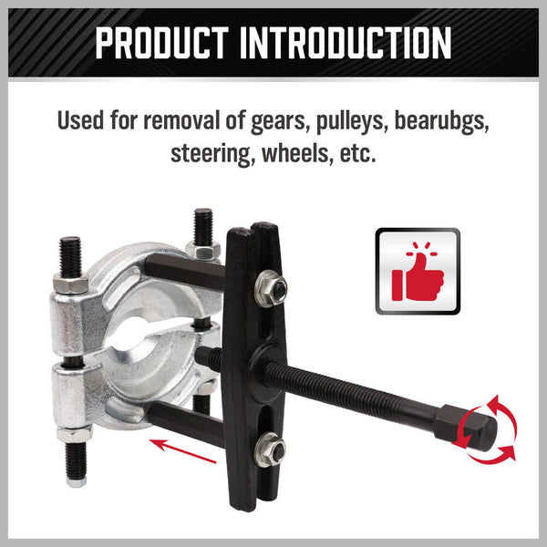 Sedy 12 Piece Bearing Splitter Gear Puller Fly Wheel Separator Tool Kit Set With Box Pullers & Extractors