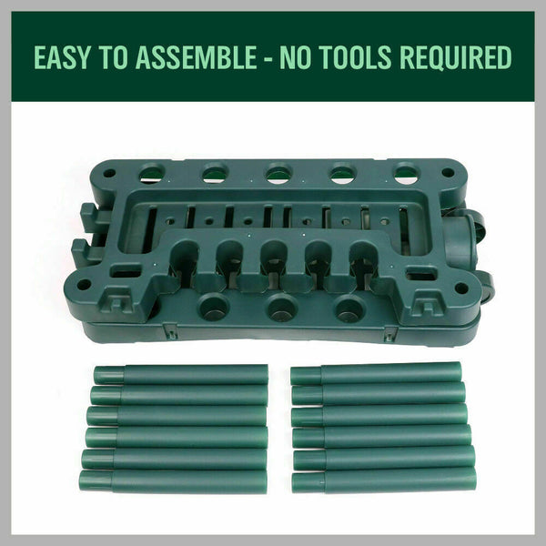 Vaka Garden Farm Shed Garage Tools Storage Rack Handles Organizer Holder Wall Tool Racks