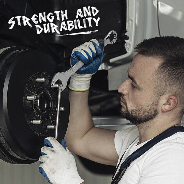 Sedy 6Pc Extra Big Imperial Combination Spanner Ring Open Ended Combo Wrench Work Other Wrenches & Spanners