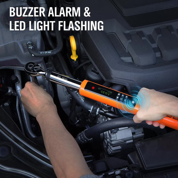 3/8" Drive Digital Torque Wrench Electronic Adjustable Range 44Ftlb Other Wrenches & Spanners
