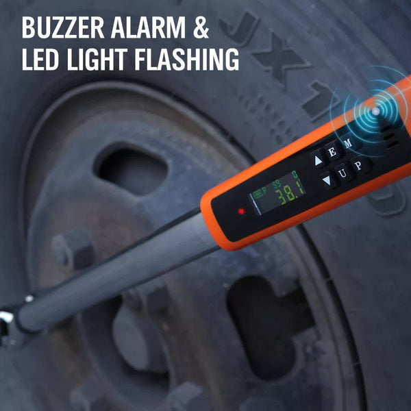 3Pc 1/2" Digital Torque Wrench Set Adjustable 17 340N.M 25 250Ft.Lb Motorcycle Wrench Sets