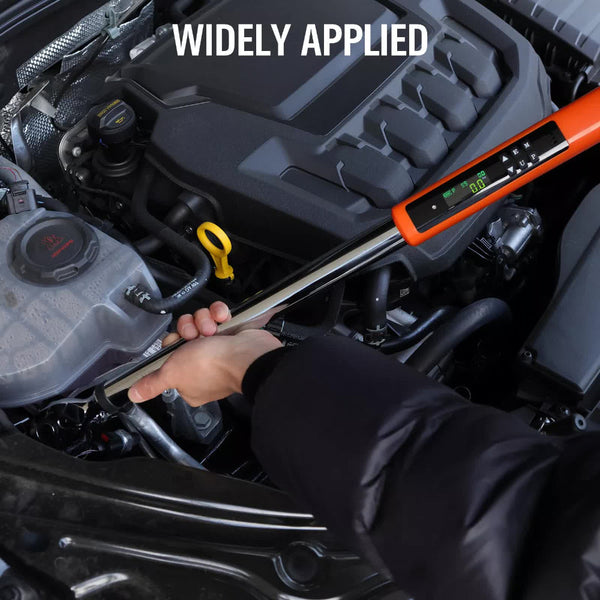 3Pc 1/2" Digital Torque Wrench Set Adjustable 17 340N.M 25 250Ft.Lb Motorcycle Wrench Sets