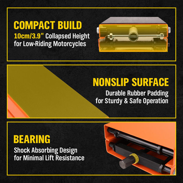 Sedy 205Kg Motorcycle Motorbike Lift Jack Stand Hoist Repair Work Bench Motorcycle Lifts & Jacks