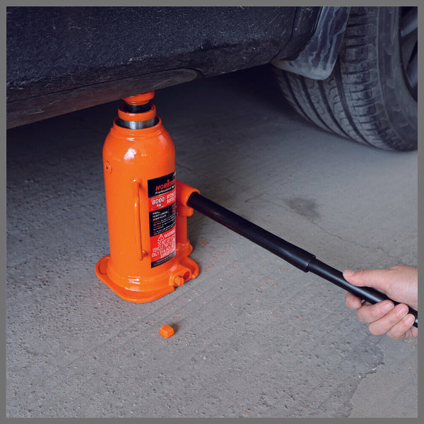 Sedy 8 Ton (16000 Lbs) Hydraulic Bottle Jack Heavy Duty Car Lifter With Safety Valve Jacks & Jack Stands