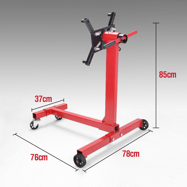 450Kg / 1000Lb Engine Stand Cars Auto Motor Crane Industrial Workshop Move Hoist Cranes & Hoists