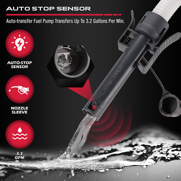 Multipurpose Fuel Transfer Pump Battery Powered Gasoline Hose Au Fuel Pumps