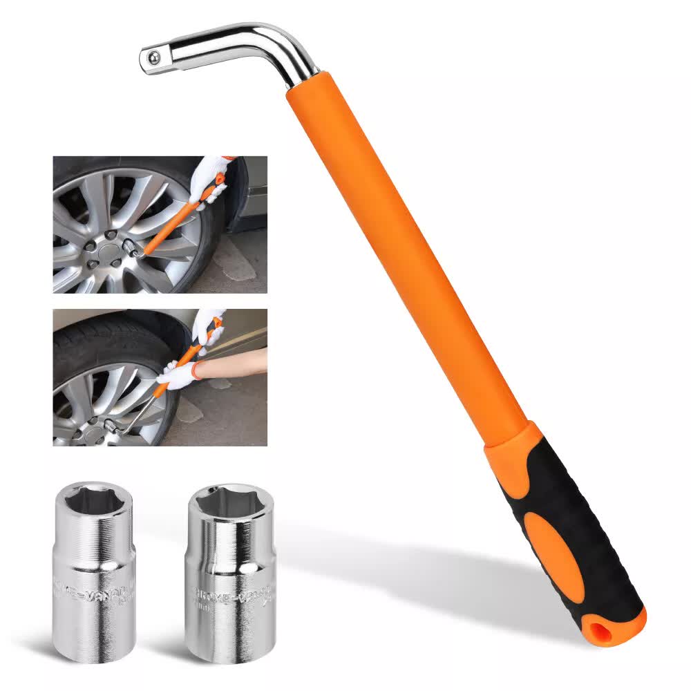 3Pcs Telescoping Lug Wrench 17/19Mm 21/23Mm Extendable Tire Wrenches