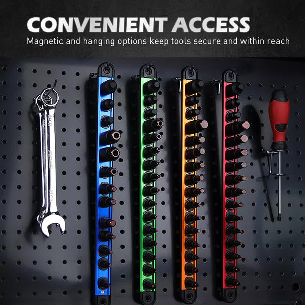 16 Piece Torx Star Bit Socket Set Magnetic Rail Organizer T8 T60 Adapters Sockets & Socket Sets