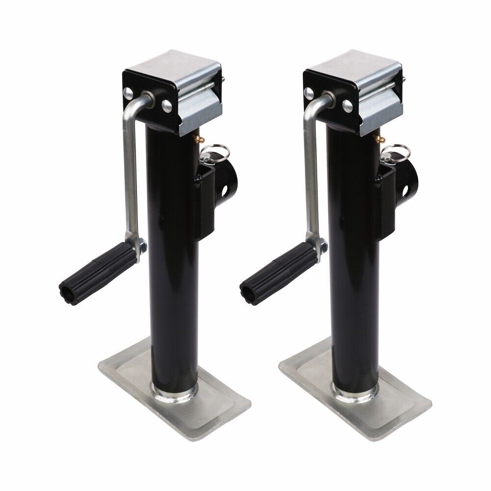 2X Trailer Canopy Jack Stand 2267Kg/ 5000Lbs Heavy Duty Weld Bracket Jacks & Jack Stands