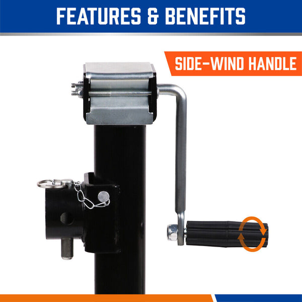 2X Trailer Canopy Jack Stand 2267Kg/ 5000Lbs Heavy Duty Weld Bracket Jacks & Jack Stands