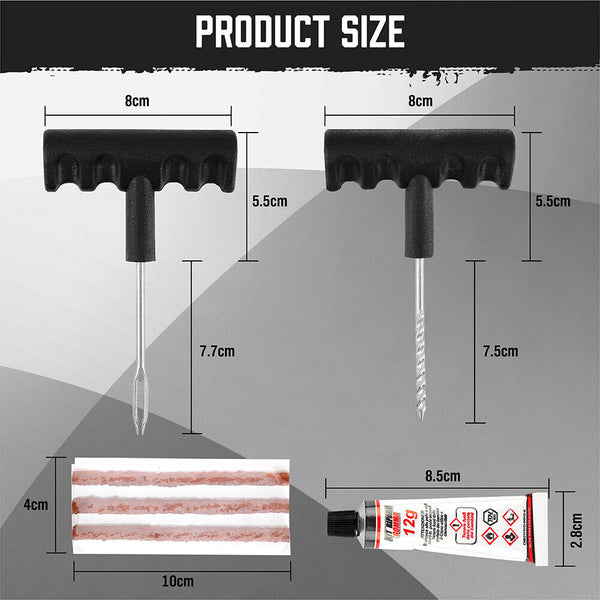 2Packs X 6Pcs Tyre Repair Kit Tire Puncture Emergency Tools Set Motorcycle Bike Car Au Other Repair Kits & Tools