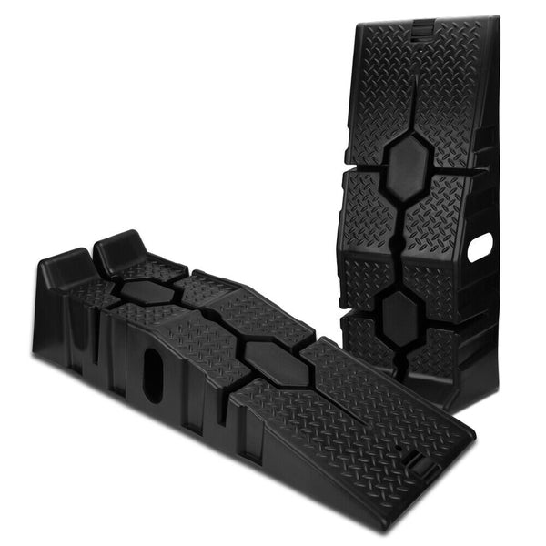 Sedy 2Pcs Ton Heavy Duty Car Ramps 17Cm Rise Antiskid Vehicle Service Au Driveway Ramps