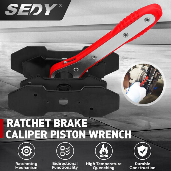 Sedy Car Brake Caliper Tool 360A Swing Ratchet Wrench Wheel Piston Spreader Other Auto Tools & Supplies