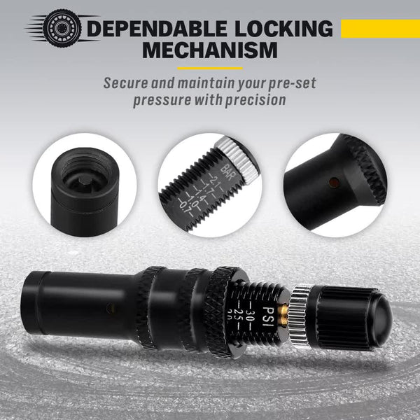 4Pcs Tyre Air Tire Valve Core Tool 10~30 Psi Portable 4X4 Au Deflators