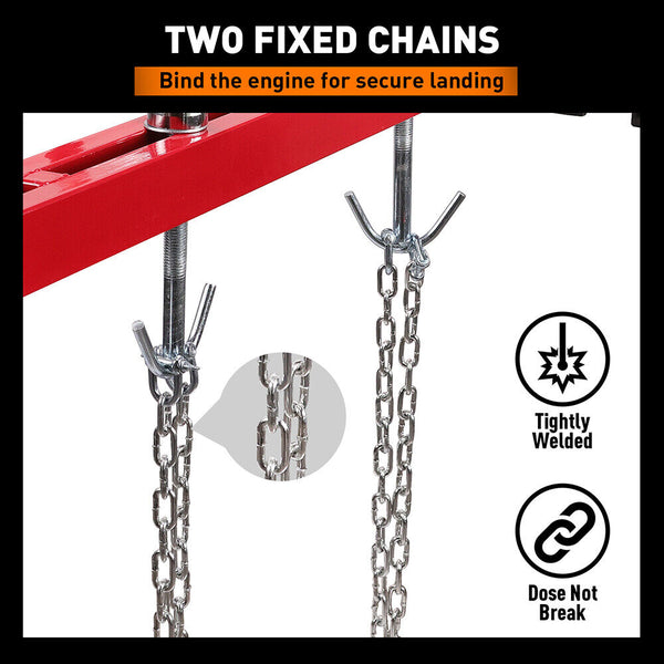 1.5M Engine Support Bar Load Leveler 1100Lb Transmission Dual Hook Garage Other Auto Tools & Supplies