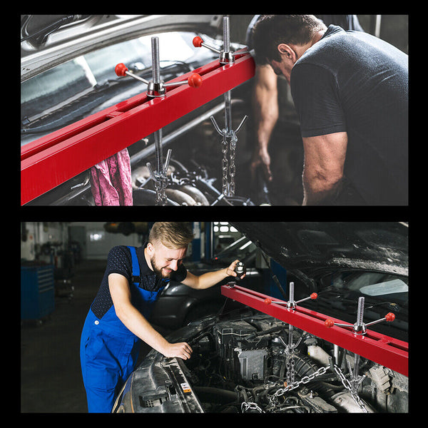 1.5M Engine Support Bar Load Leveler 1100Lb Transmission Dual Hook Garage Other Auto Tools & Supplies