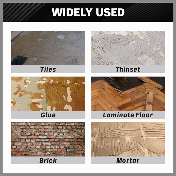 Horusdy 25Cm Floor Scraper Tile Glue Removal Chisel Remove Thinset Scaling Other Tools & Workshop Equipment