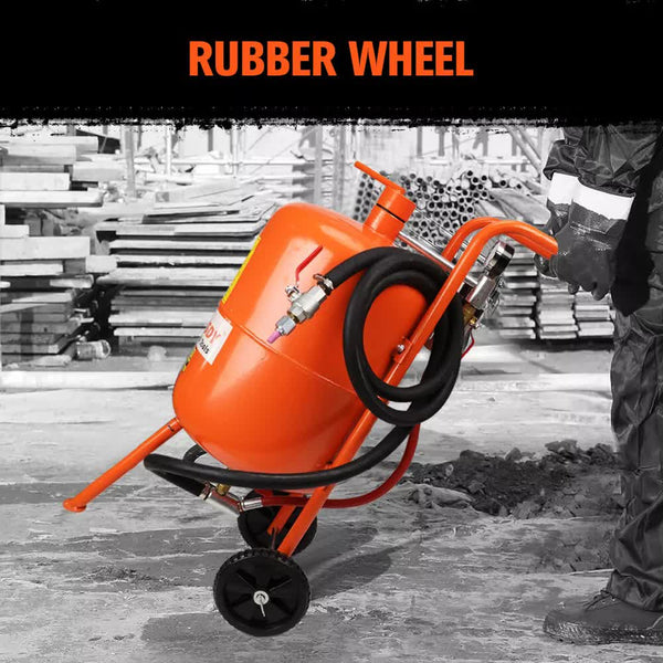 40L Sandblasting Tank Grit Blaster For Car And Truck Restoration Water Tanks