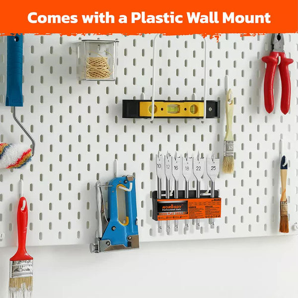 6 Pieces Flat Wood Boring Spade Drill Bit Set Drillbits 10 25Mm Bits 1/4" Shank Drill Bits