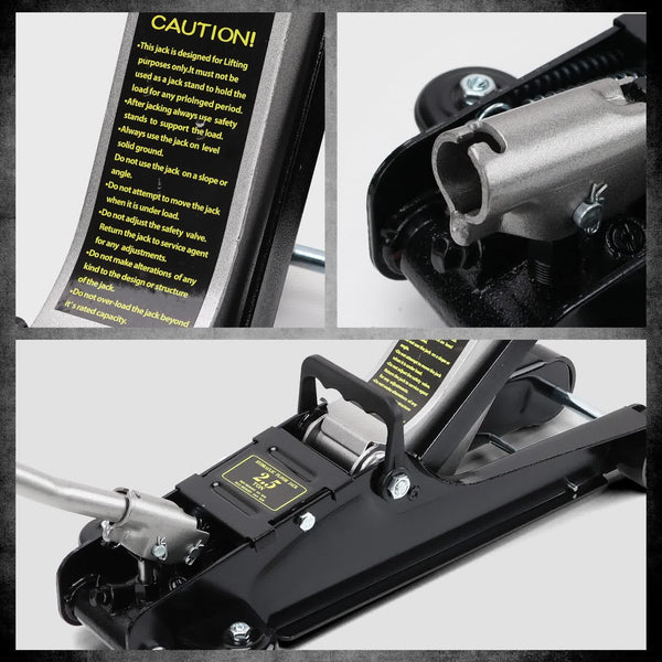 Hydraulic Floor Jack 2.5T Trolley Low Profile Car Track Quick Lifting 85 385Mm Motorcycle Lifts & Jacks