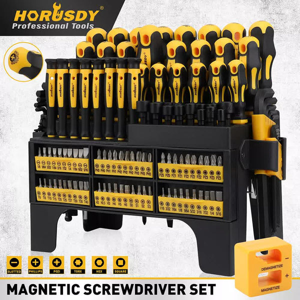 140Pcs Magnetic Screwdriver Set Hex Key Magnetizer Demagnetizer Precision Screwdrivers