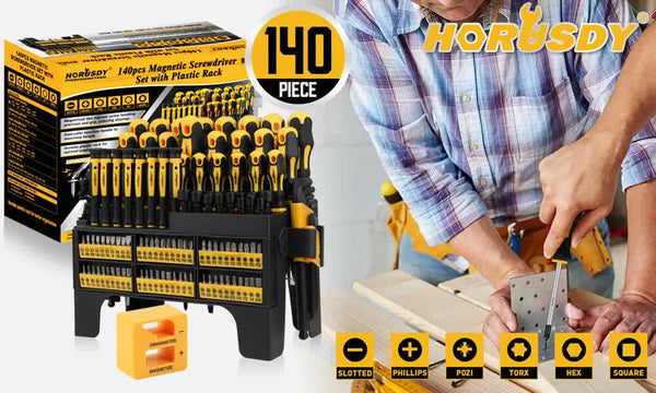 140Pcs Magnetic Screwdriver Set Hex Key Magnetizer Demagnetizer Precision Screwdrivers