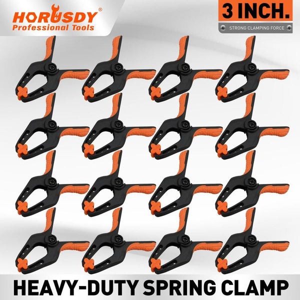 16Pcs 3" Spring Clamps Plastic Gluing Clamping Securing Diy Photography Clamps & Vices