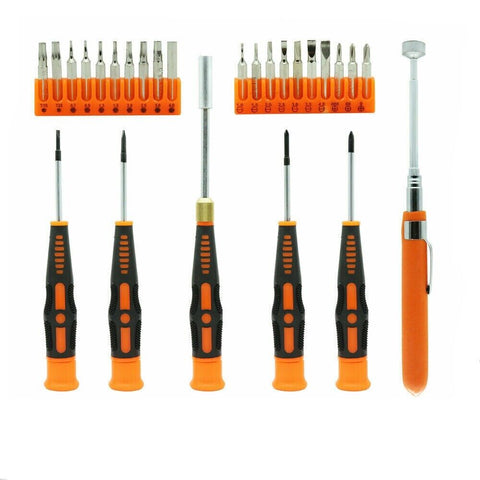 Horusdy 26Pc Precision Screwdriver Set Magnetic Pickup Hex Torx Philip Flat Bits Drive Screwdrivers & Nutdrivers