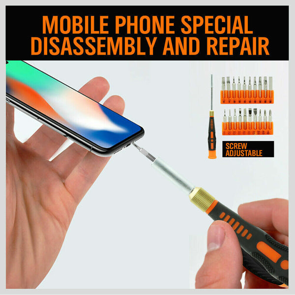 Horusdy 26Pc Precision Screwdriver Set Magnetic Pickup Hex Torx Philip Flat Bits Drive Screwdrivers & Nutdrivers