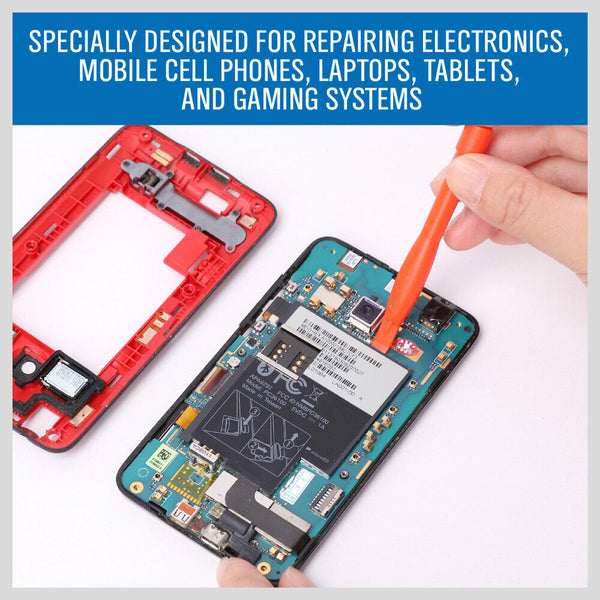 Horusdy 18 In Mobile Phone Repair Tools Kit Pry Opening Screwdriver Screwdrivers