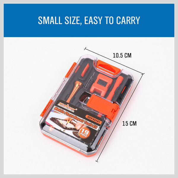 Horusdy 18 In Mobile Phone Repair Tools Kit Pry Opening Screwdriver Screwdrivers
