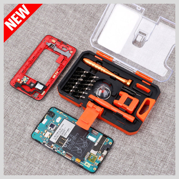 Horusdy 18 In Mobile Phone Repair Tools Kit Pry Opening Screwdriver Screwdrivers