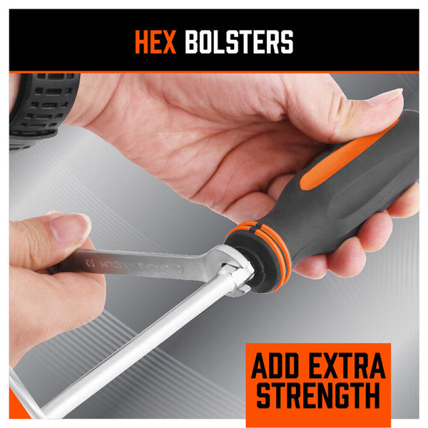 Horusdy 10Pcs Magnetic Screwdriver Set Phillips Slotted Holder Magnetizer Au Screwdrivers & Nutdrivers