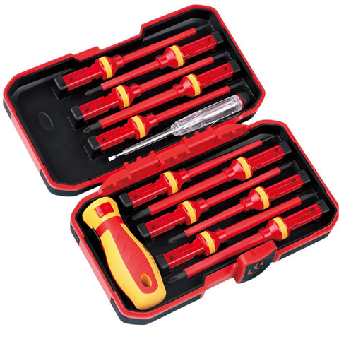 Sedy 13Pcs 1000V Magnetic Insulated Electrician Screwdriver Set Vde Screwdrivers