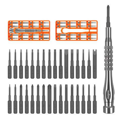 33 Pc Precision Screwdriver Set Bits Philip Flat Slotted Torx Hex Electronic Fix Screwdrivers & Nutdrivers