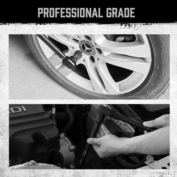 18Pc Deep Impact Socket Set Imperial / Sae Extension Flexible Adaptor 1/2" Drive Sockets & Socket Sets